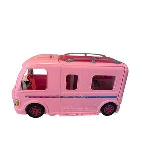 2016 Mattel Barbie Pink Dream Camper Motorhome Van RV Expanding/Foldout